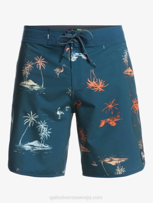 Quiksilver PJ4H1492 moški majolika modra deskarske hlače surfsilk scallop 19
