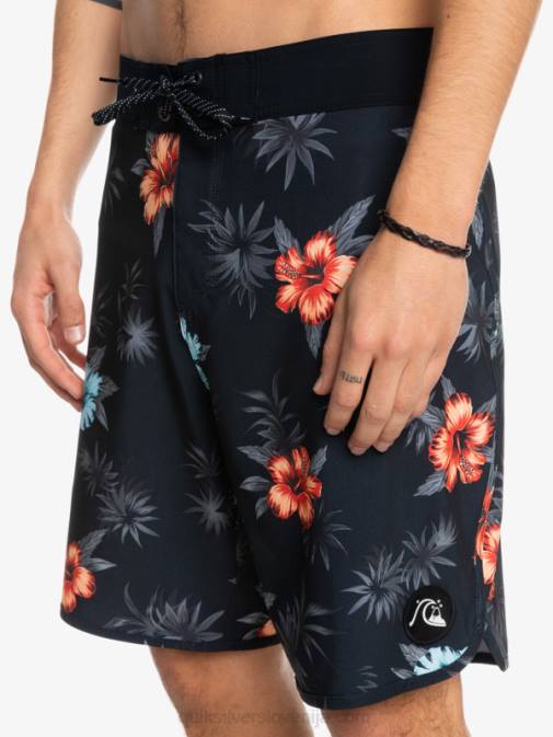 Quiksilver PJ4H1496 moški Črna deskarske hlače surfsilk scallop 19