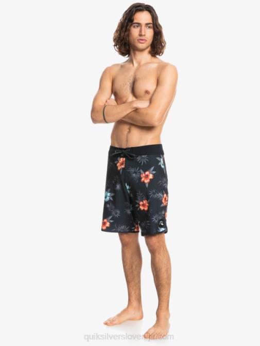 Quiksilver PJ4H1496 moški Črna deskarske hlače surfsilk scallop 19