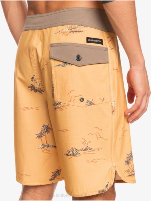 Quiksilver PJ4H1497 moški oker deskarske hlače surfsilk scallop 19