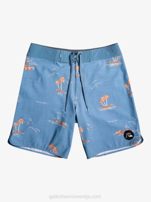 Quiksilver PJ4H1498 moški kapitani modri deskarske hlače surfsilk scallop 19