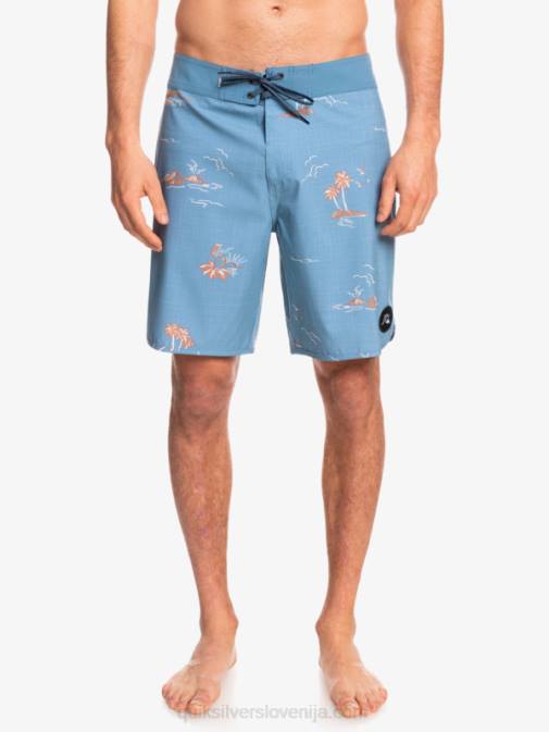 Quiksilver PJ4H1498 moški kapitani modri deskarske hlače surfsilk scallop 19