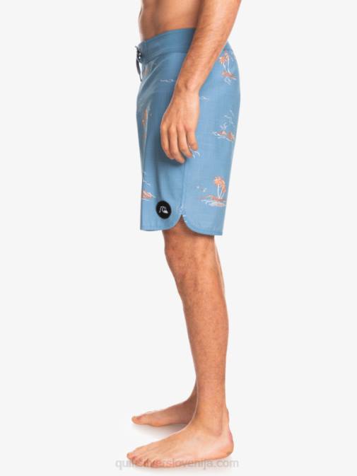 Quiksilver PJ4H1498 moški kapitani modri deskarske hlače surfsilk scallop 19