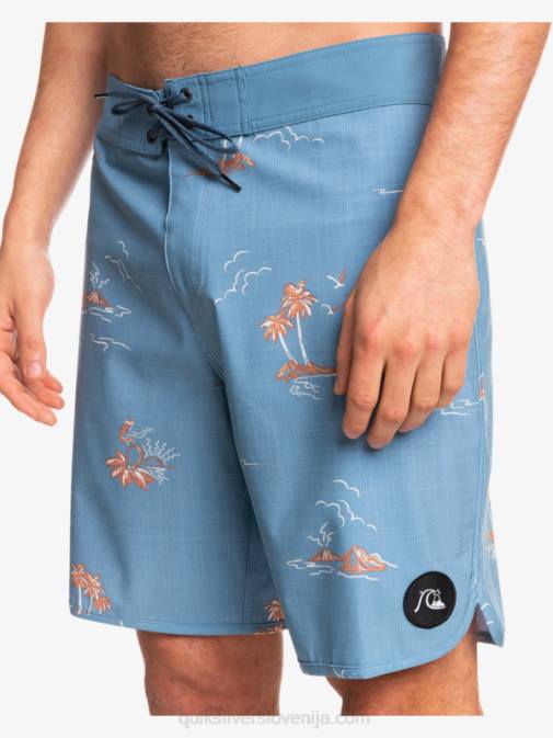 Quiksilver PJ4H1498 moški kapitani modri deskarske hlače surfsilk scallop 19