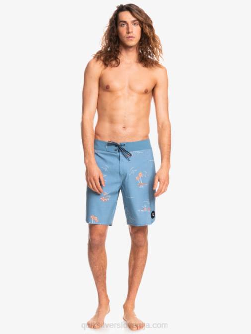 Quiksilver PJ4H1498 moški kapitani modri deskarske hlače surfsilk scallop 19