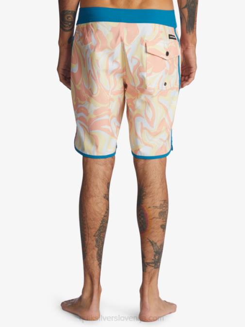 Quiksilver PJ4H1499 moški breskev roza deskarske hlače surfsilk scallop 19