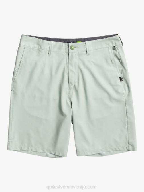 Quiksilver PJ4H149 moški puščavski žajbelj kratke hlače ocean union amphibian 20 hybrid