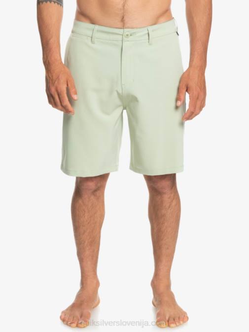 Quiksilver PJ4H149 moški puščavski žajbelj kratke hlače ocean union amphibian 20 hybrid