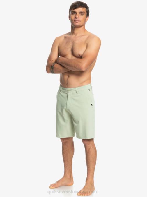 Quiksilver PJ4H149 moški puščavski žajbelj kratke hlače ocean union amphibian 20 hybrid