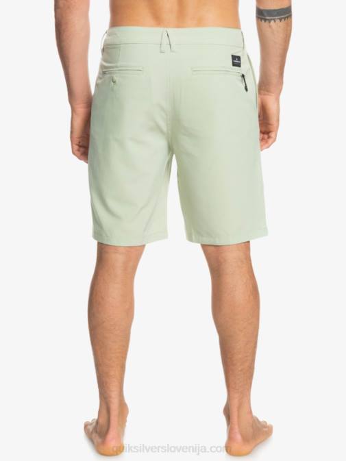 Quiksilver PJ4H149 moški puščavski žajbelj kratke hlače ocean union amphibian 20 hybrid