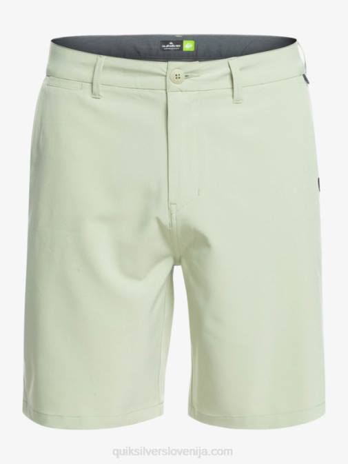Quiksilver PJ4H149 moški puščavski žajbelj kratke hlače ocean union amphibian 20 hybrid