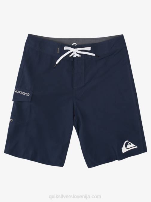 Quiksilver PJ4H1532 moški mornarsko modri blazer dnevne 21 hlače za desko