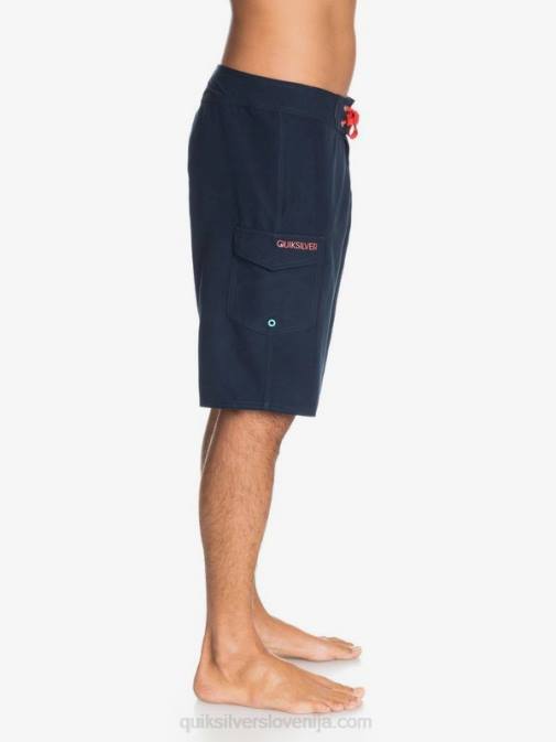 Quiksilver PJ4H1535 moški mornarsko modri blazer dnevne 21 hlače za desko