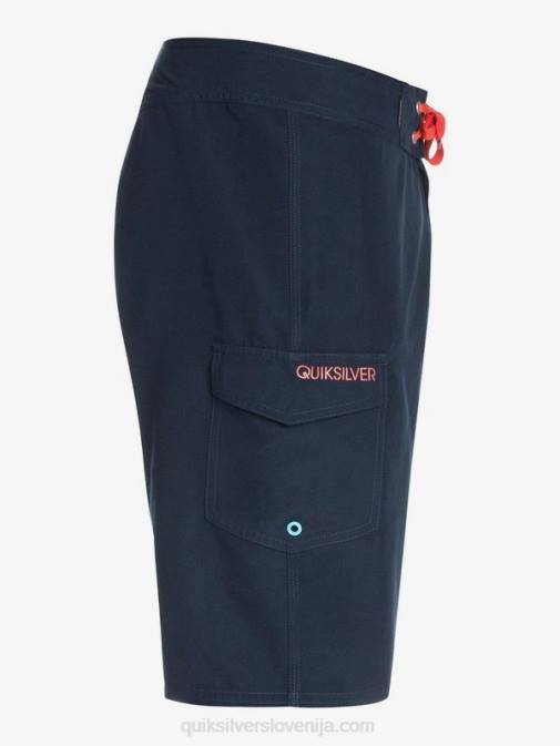 Quiksilver PJ4H1535 moški mornarsko modri blazer dnevne 21 hlače za desko