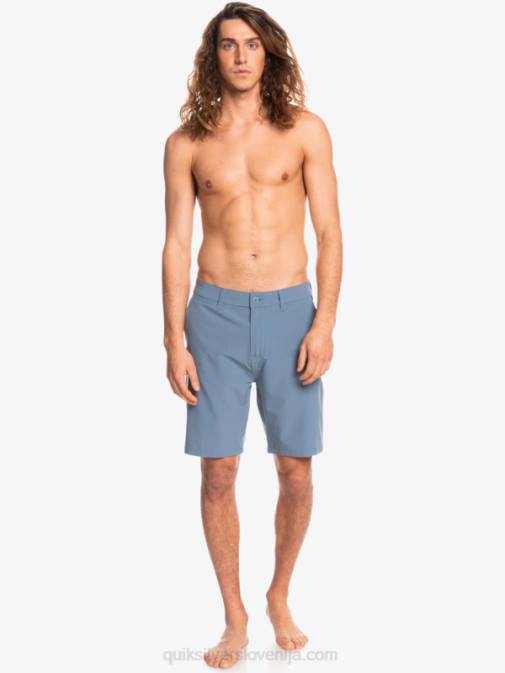 Quiksilver PJ4H153 moški modra fatamorgana kratke hlače ocean union amphibian 20 hybrid