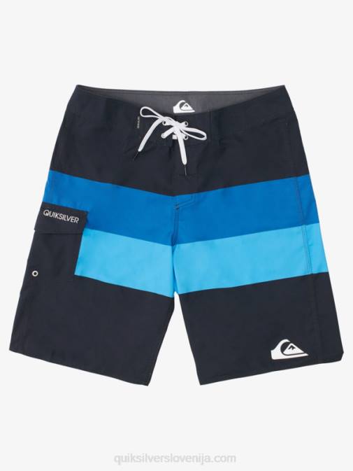 Quiksilver PJ4H1541 moški črna amazonka 21 črta dnevne 21 hlače za desko