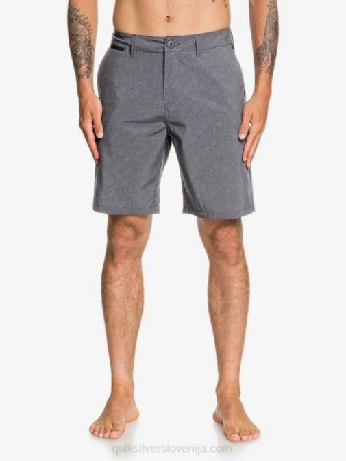 Quiksilver PJ4H1585 moški Črna hibridne kratke hlače union heather amphibian 20