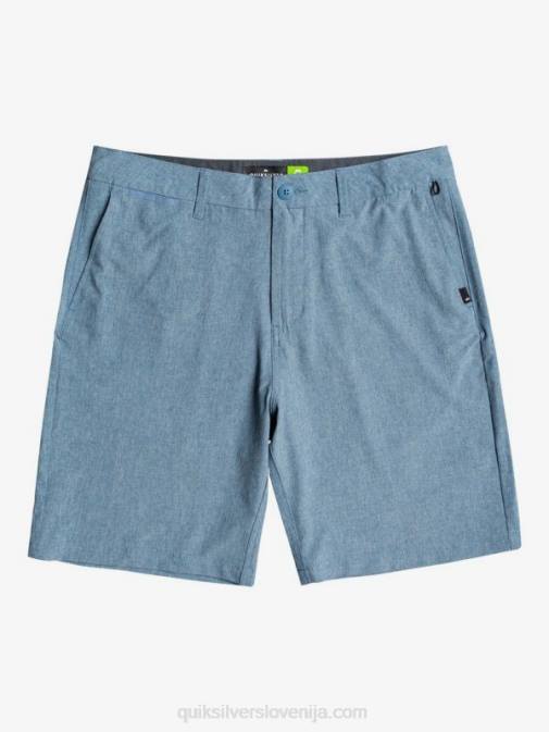 Quiksilver PJ4H1586 moški kapitani modri hibridne kratke hlače union heather amphibian 20