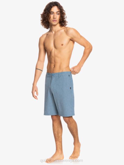 Quiksilver PJ4H1586 moški kapitani modri hibridne kratke hlače union heather amphibian 20