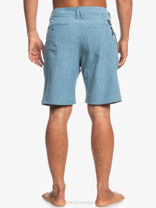 Quiksilver PJ4H1586 moški kapitani modri hibridne kratke hlače union heather amphibian 20