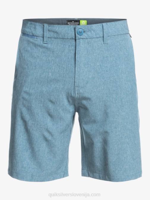 Quiksilver PJ4H1586 moški kapitani modri hibridne kratke hlače union heather amphibian 20