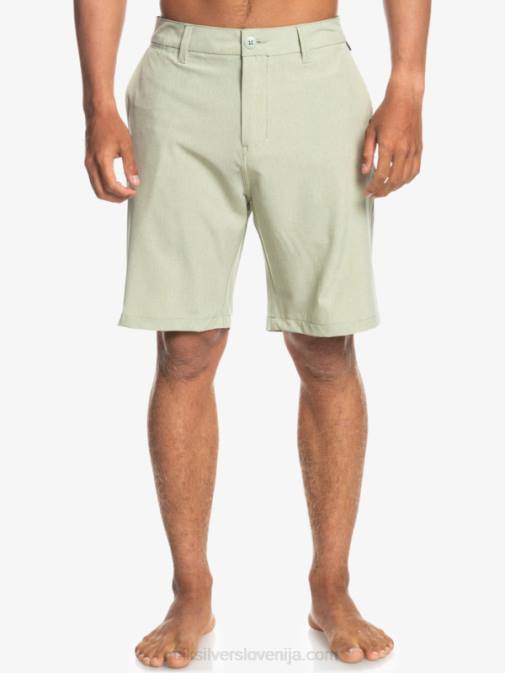 Quiksilver PJ4H1587 moški puščavski žajbelj hibridne kratke hlače union heather amphibian 20