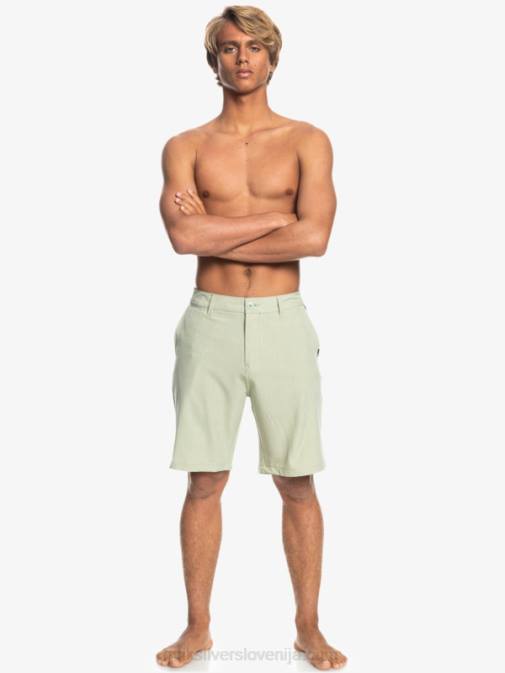 Quiksilver PJ4H1587 moški puščavski žajbelj hibridne kratke hlače union heather amphibian 20