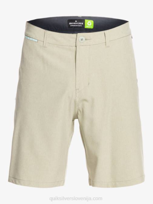 Quiksilver PJ4H1587 moški puščavski žajbelj hibridne kratke hlače union heather amphibian 20