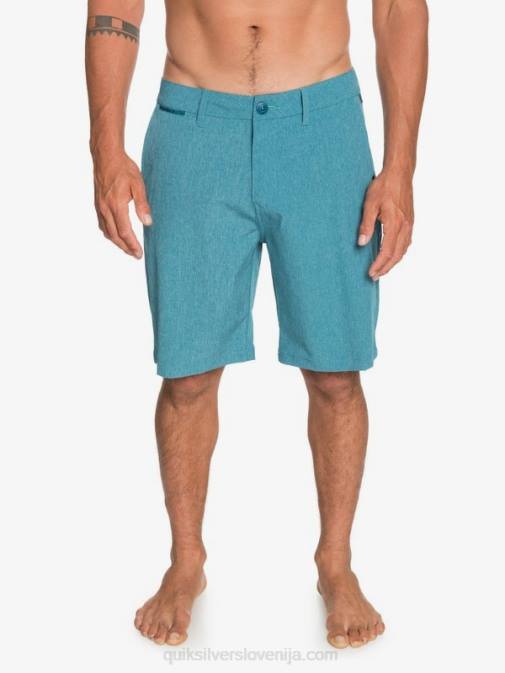 Quiksilver PJ4H1588 moški modra korala hibridne kratke hlače union heather amphibian 20