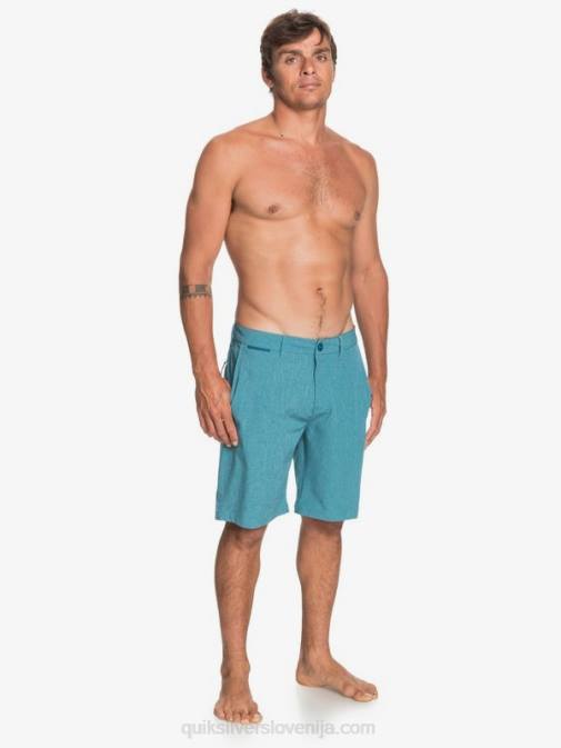 Quiksilver PJ4H1588 moški modra korala hibridne kratke hlače union heather amphibian 20