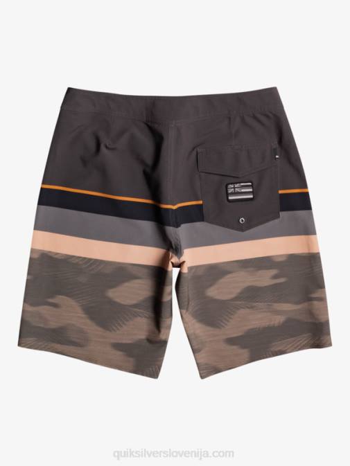 Quiksilver PJ4H1603 moški grozdni list surfsilk faded stripe 20 kratke hlače za desko