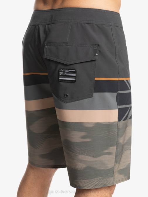 Quiksilver PJ4H1603 moški grozdni list surfsilk faded stripe 20 kratke hlače za desko