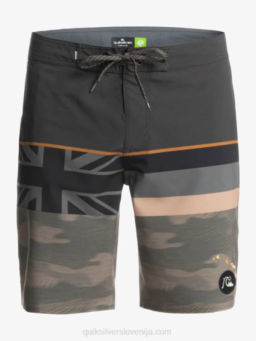 Quiksilver PJ4H1603 moški grozdni list surfsilk faded stripe 20 kratke hlače za desko