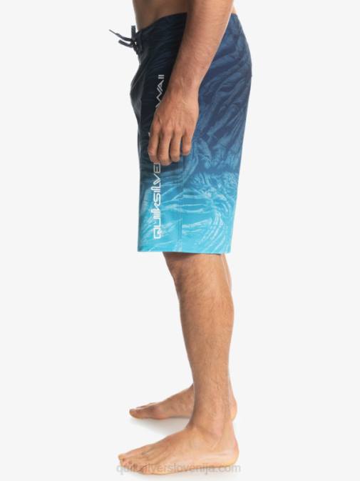 Quiksilver PJ4H1609 moški insignija modra surfsilk hawaii homegrown faded 20 boardshorts