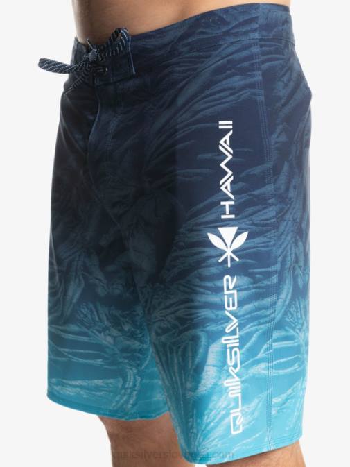 Quiksilver PJ4H1609 moški insignija modra surfsilk hawaii homegrown faded 20 boardshorts