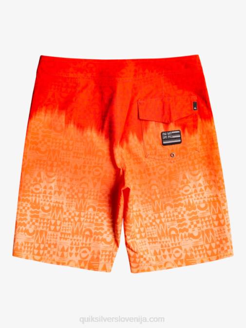 Quiksilver PJ4H1610 moški rdeča z visokim tveganjem surfsilk hawaii homegrown faded 20 boardshorts