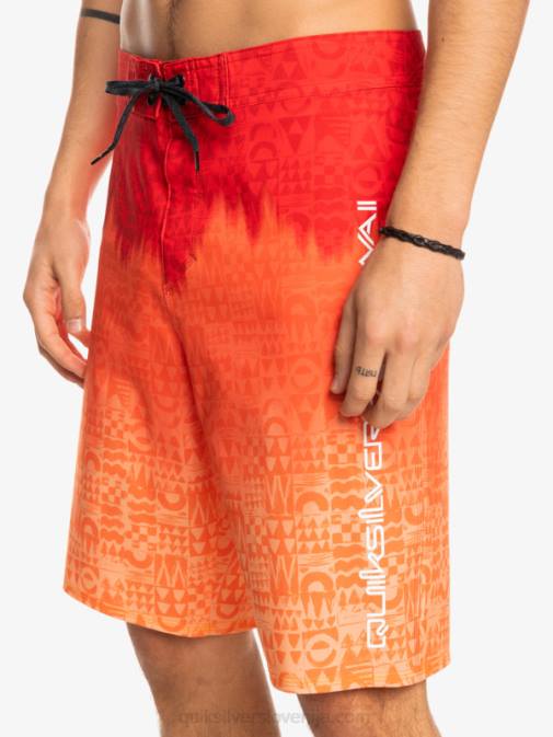 Quiksilver PJ4H1610 moški rdeča z visokim tveganjem surfsilk hawaii homegrown faded 20 boardshorts