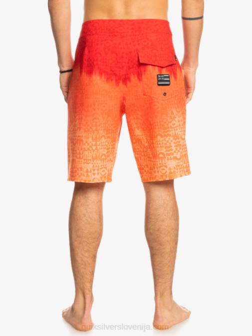 Quiksilver PJ4H1610 moški rdeča z visokim tveganjem surfsilk hawaii homegrown faded 20 boardshorts