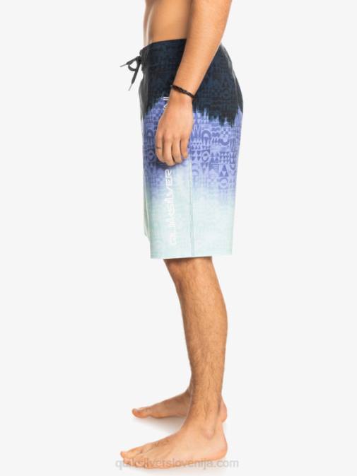 Quiksilver PJ4H1611 moški jacaranda surfsilk hawaii homegrown faded 20 boardshorts