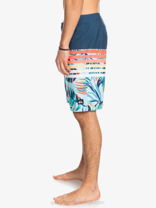 Quiksilver PJ4H1616 moški insignija modra kratke hlače za na plažo za vsak dan swell vision 20