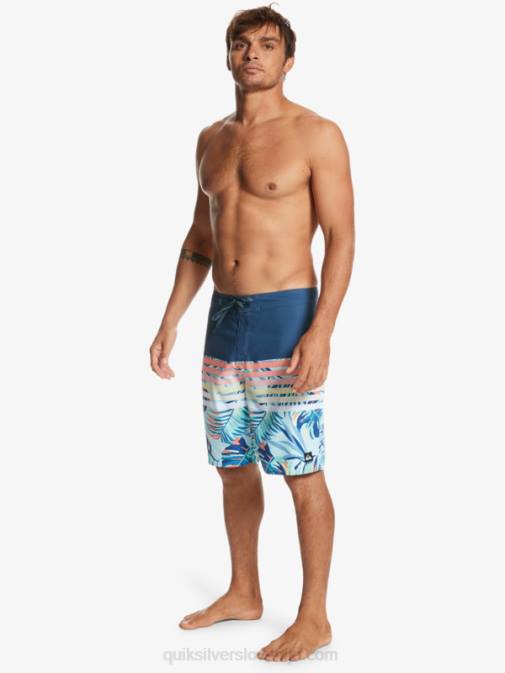 Quiksilver PJ4H1616 moški insignija modra kratke hlače za na plažo za vsak dan swell vision 20
