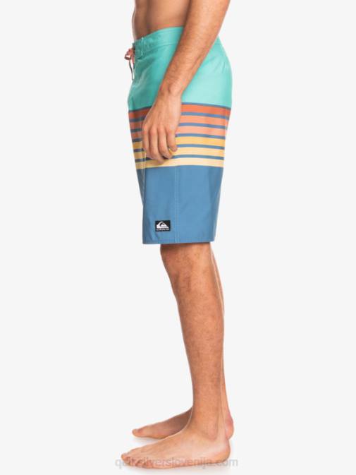 Quiksilver PJ4H1619 moški bazen modra kratke hlače za na plažo za vsak dan swell vision 20