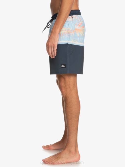 Quiksilver PJ4H1636 moški polnočna mornarica divizija surfsilk 17 volejev