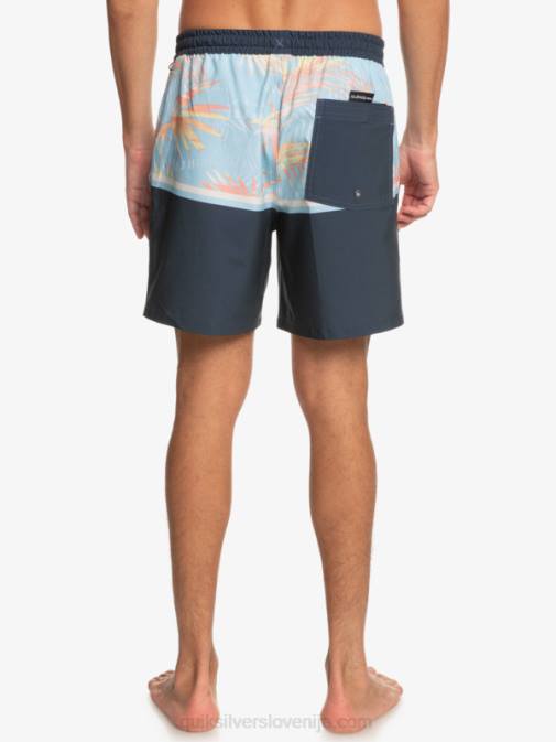 Quiksilver PJ4H1636 moški polnočna mornarica divizija surfsilk 17 volejev