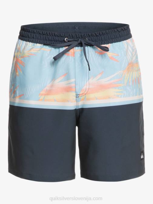 Quiksilver PJ4H1636 moški polnočna mornarica divizija surfsilk 17 volejev