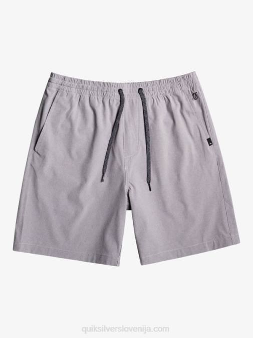 Quiksilver PJ4H1662 moški žled elastične kratke hlače heather amphibian 18 hybrid