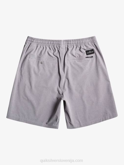 Quiksilver PJ4H1662 moški žled elastične kratke hlače heather amphibian 18 hybrid