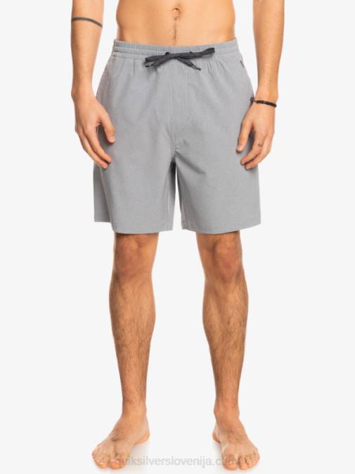 Quiksilver PJ4H1662 moški žled elastične kratke hlače heather amphibian 18 hybrid