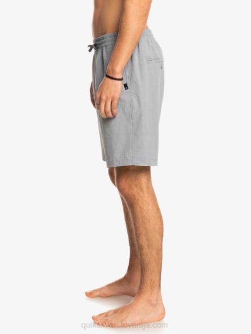 Quiksilver PJ4H1662 moški žled elastične kratke hlače heather amphibian 18 hybrid
