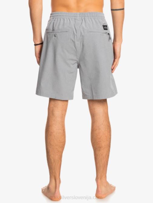 Quiksilver PJ4H1662 moški žled elastične kratke hlače heather amphibian 18 hybrid